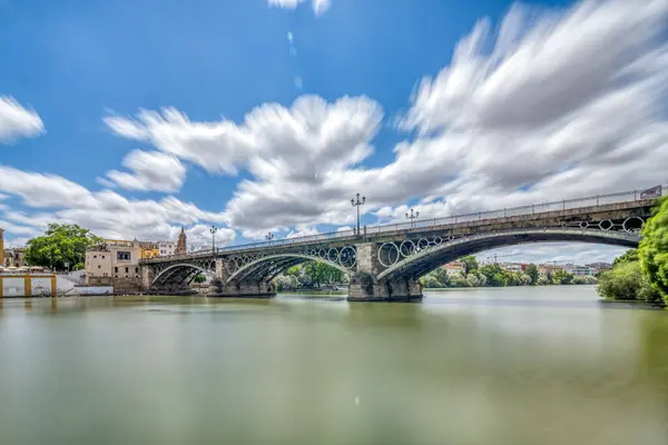 stock image Triana Bridge, Seville, Spain