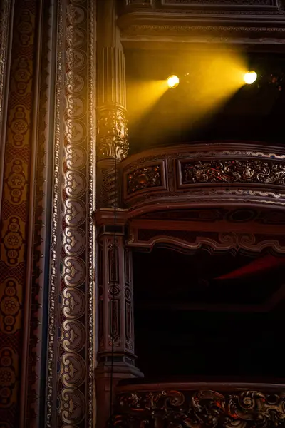 stock image Detail of the Lope de Vega Theatre Hall (Seville, Spain)