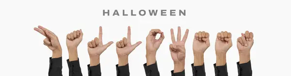 Sağır alfabesinde elle 