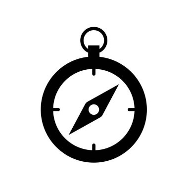 Pusula simgesini, basit vektör çizim