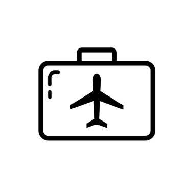 Havayolu bagaj - vektör illüstrasyon 