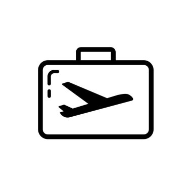 Havayolu bagaj - vektör illüstrasyon 