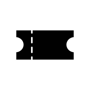 Giriş bileti, kupon - vektör simgesi .