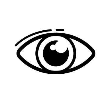 göz, görme - toplam vektör simgesi