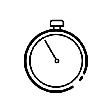 Dur-vektör simgesi. Vektör illüstrasyonu