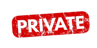 özel-kırmızı kauçuk damgalı grunge etkisi. Vektör illüstrasyonu