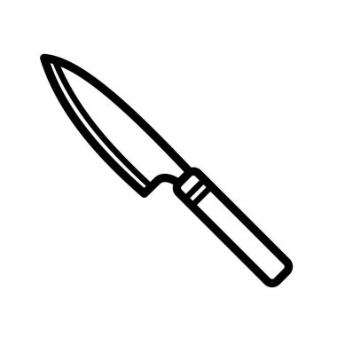 Mutfak bıçağı - basit vektör simgesi.
