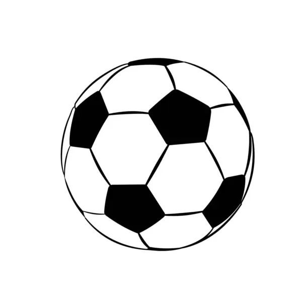 futbol topu, futbol, futbol topu vektör illüstrasyonu.