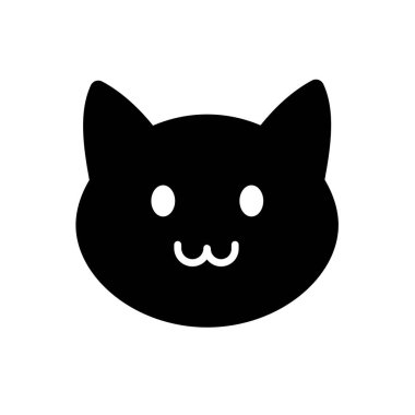  cat head - vector icon. Vector illustration