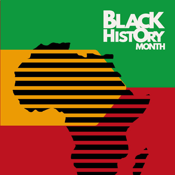 Месяц чёрной истории - векторная иллюстрация