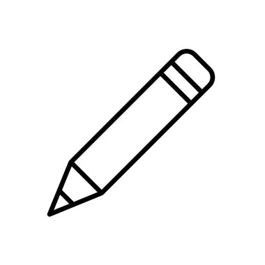 Kalem - basit vektör simgesi. Vektör illüstrasyonu