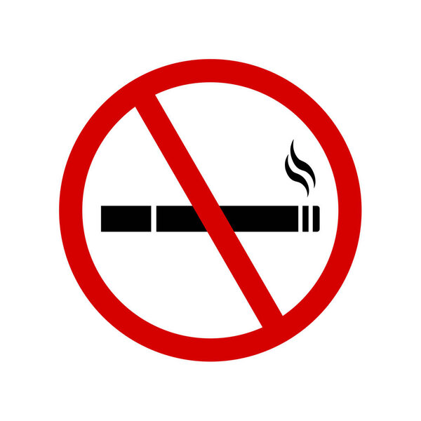 no smoking sign. Vector illustration