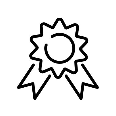 Kurdeleli mühür. Vektör illüstrasyonu