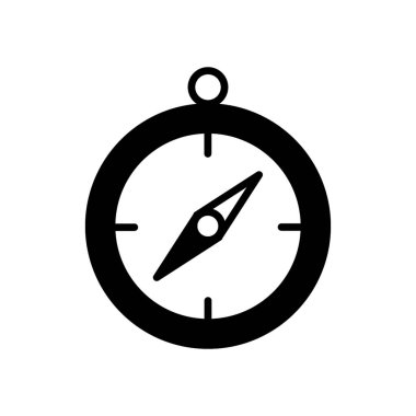 pusula ve navigasyon - vektör illüstrasyonu,