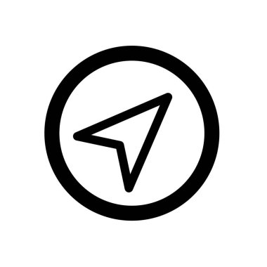 pusula ve navigasyon - vektör illüstrasyonu,