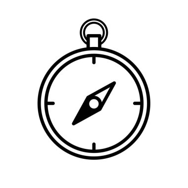 pusula ve navigasyon - vektör illüstrasyonu,