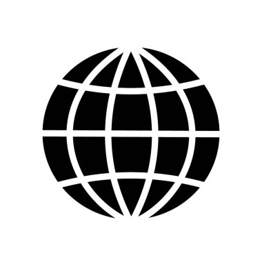 Dünya simgesi - dünya - vektör simgesi . 