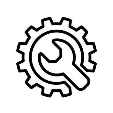 Vektör simgesi ayarlanıyor. Vektör illüstrasyonu