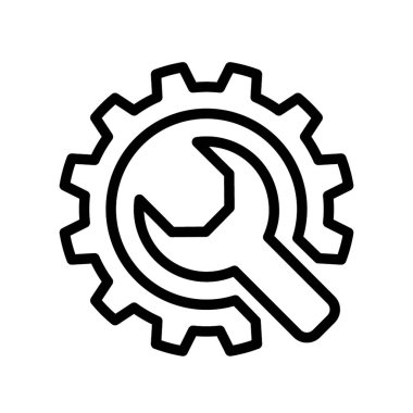 Vektör simgesi ayarlanıyor. Vektör illüstrasyonu