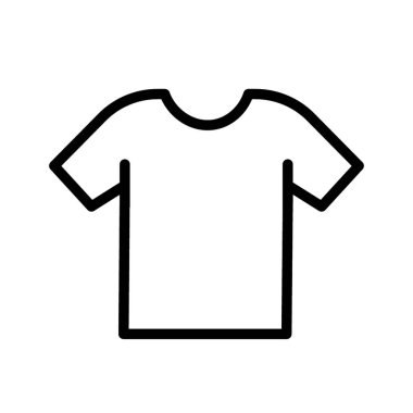 Gömlek - vektör çizgisi simgesi. Vektör illüstrasyonu