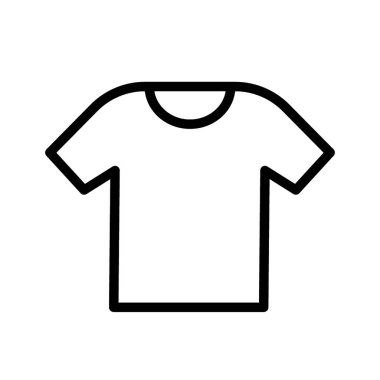 Gömlek - vektör çizgisi simgesi. Vektör illüstrasyonu