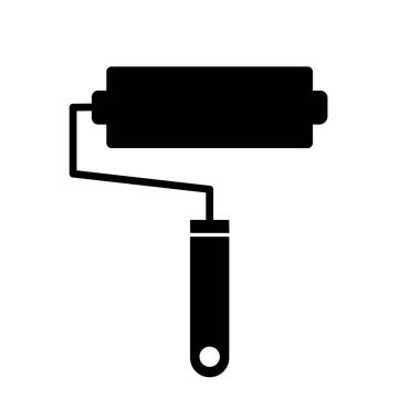 Roller vektör simgesi. Vektör illüstrasyonu