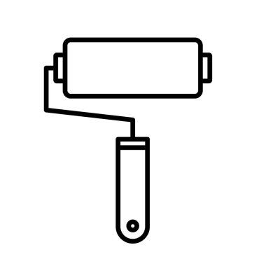 Roller vektör simgesi. Vektör illüstrasyonu