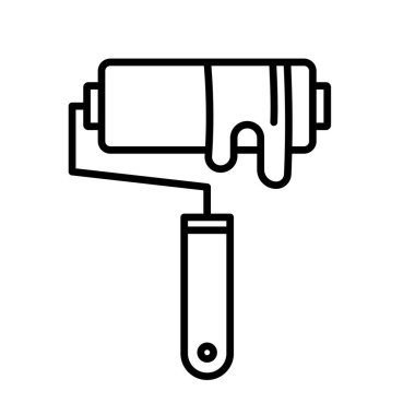 Roller vektör simgesi. Vektör illüstrasyonu