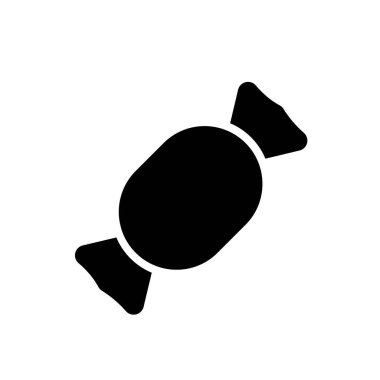 Şekerler, şekerler, vektör ikonu. Vektör illüstrasyonu