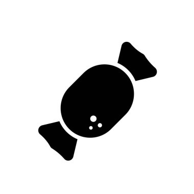 Şekerler, şekerler, vektör ikonu. Vektör illüstrasyonu