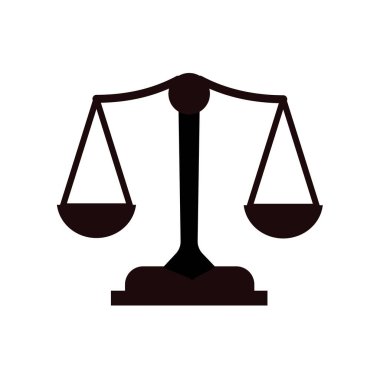 Ölçekler - vektör simgesi. Vektör illüstrasyonu