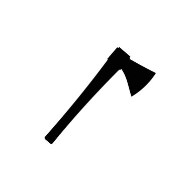 Ax- basit vektör simgesi. Vektör illüstrasyonu