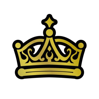 Crown premium Jewel - vektör çizimi. Vektör illüstrasyonu