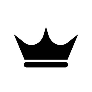 Kraliyet tacı - vektör simgesi. Vektör illüstrasyonu