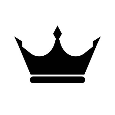 Kraliyet tacı - vektör simgesi. Vektör illüstrasyonu