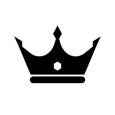 Kraliyet tacı - vektör simgesi. Vektör illüstrasyonu