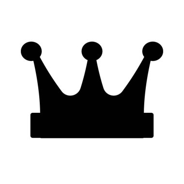 Kraliyet tacı - vektör simgesi. Vektör illüstrasyonu