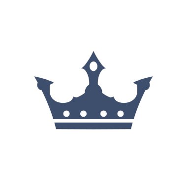 Kraliyet tacı - vektör simgesi. Vektör illüstrasyonu