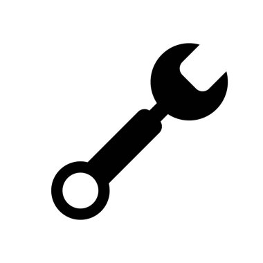 Anahtar - vektör simgesi. Vektör illüstrasyonu