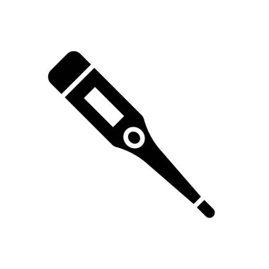 termometre simgesi basit vektör çizimi . 