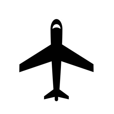 düzlem vektör simgesi. Vektör illüstrasyonu