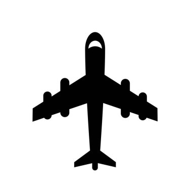 düzlem vektör simgesi. Vektör illüstrasyonu