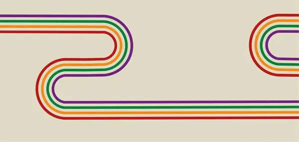 Soyut renkli arka plan, BAUHAUS Stili. Vektör illüstrasyonu