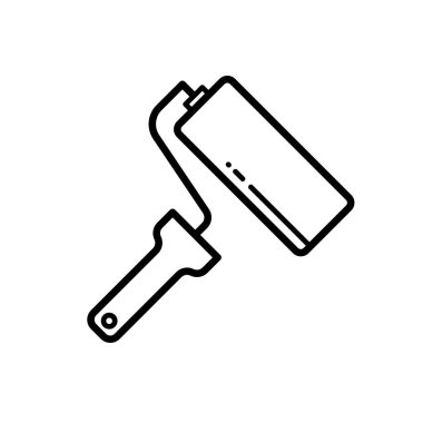 Kız yüzü, çizgi, hatta - vektör çizimi. Vektör illüstrasyonu