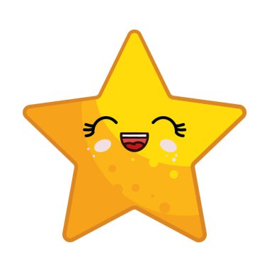 Küçük yıldız izole - vektör illüstrasyonu . 