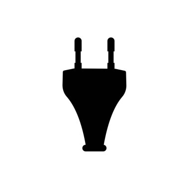 elektrik prizi - vektör simgesi. Vektör illüstrasyonu