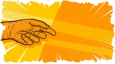 El hareketinin vektör çizimi