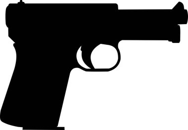 silah ağı ikon vektör illüstrasyonu