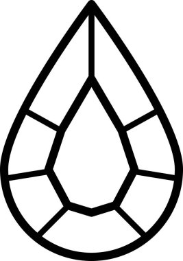 Elmas web simge vektör çizim