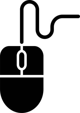 bilgisayar fare web simgesi vektör illüstrasyonu